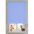 Blue / Grey Tc Fabric Roller Blinds Fire-retardant For Commercial